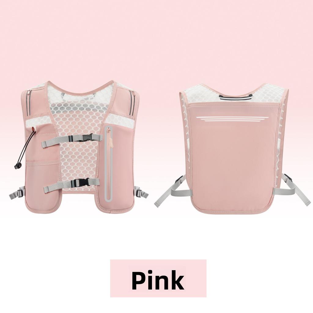 Ultralight Breathable Hydration Vest  Reflective Safety Running Vest for Men Women Adjustable Cycling Hiking Marathon Backpack