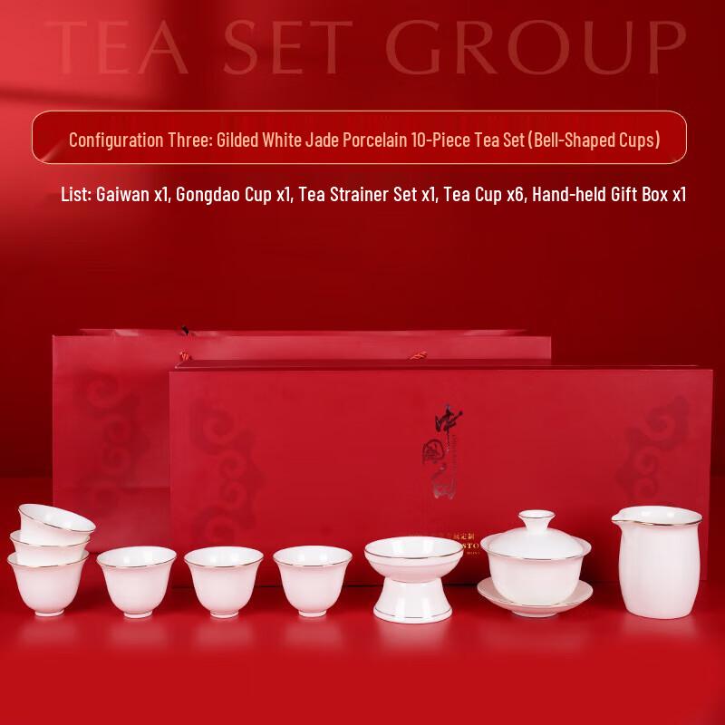 

Chaxun Dehua White Porcelain Kung Fu Tea Set