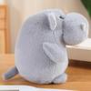 Hot Cute Fluffy Hippo Plush Toy Soft Stuffed Cartoon Hippopotamus Animal Doll Home Decoration Baby Kids Birthday Christmas Gifts