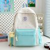 Schoolbag Japanese ins Small fresh and sweet schoolbag Fashion versatile Middle school student backpack Large capacity lightweight backpack