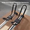 Kayak Rack with Mounting Hardware Padded Carrier Safeguarding for Kayakers