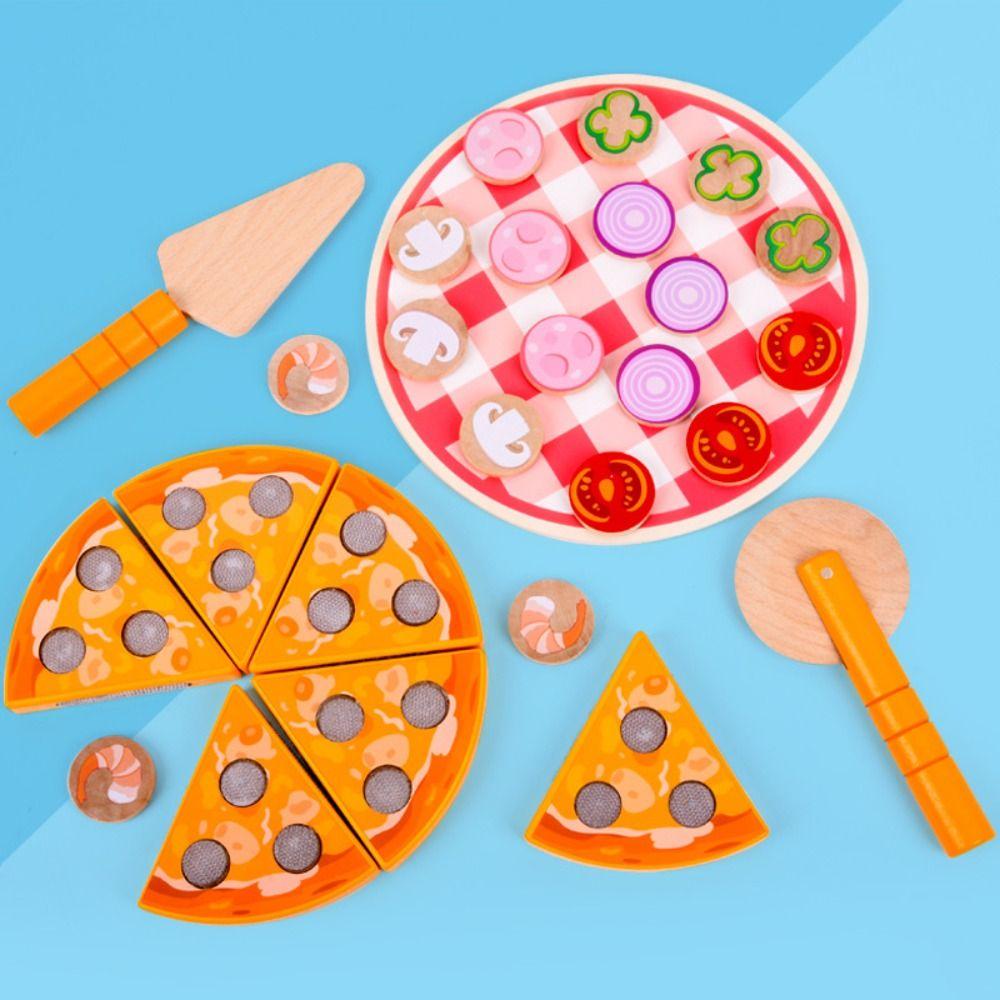Simulation Dramatic Food Pizza Toys Interactive Cookie Play Food Set  House Kitchen Toys