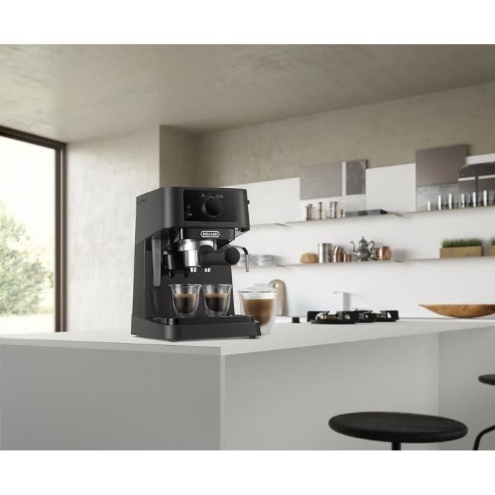 Machine à expresso - DELONGHI Stilosa EC235.BK - Noir - Buse vapeur - Compatible ESE