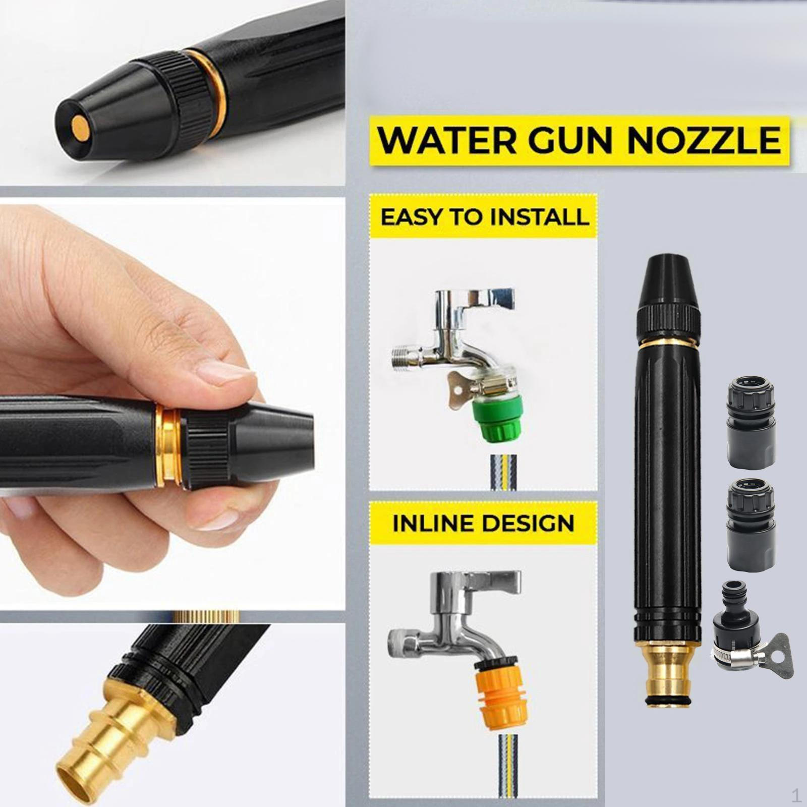 High Pressure Washer Adapter Garden Hose Nozzle for Gardening Watering Lawns
