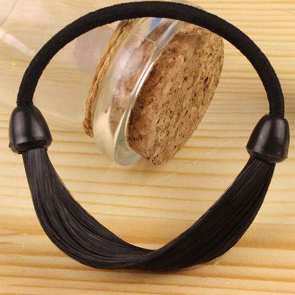 Ponytail Synthetic Wig Hair Band Scrunchie Wig Hair Rope Braid Hair Rope Hair Accessories Headwear