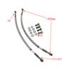 450mm Motorcycle Radiator Oil Hose Pipe M10 Screw Accessories Modified Dirt Pit Monkey Bike Atv Quad