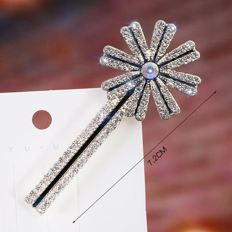 Elegant Rhinestone Hairpins Women Girls Pearl Hair Clips Pins Barrettes Accessories BB Hairclip Hairgrip Headdress