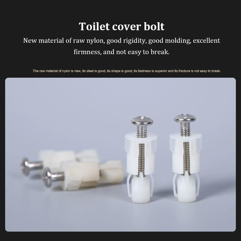 Toilet Lid Seat Stainless Steel Screw Bolts Top Mounting Expanding Screws Nut Hole Fixing Furniture Modified Hardware