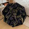 1PC Horse Pattern Automatic Folding Umbrella - Compact 8-Rib Design, Durable Plastic & Iron, Lightweight for Outdoor Daily Use, Festive Gift050
