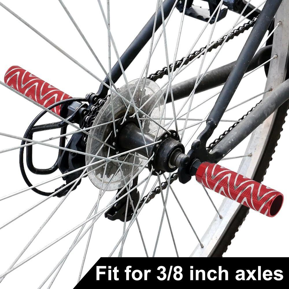1 Pair Anti-Skid Bike Footrest Lever Axle Pegs Bike Bicycle Pedals  Dead Flying Bicycle