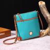 Dámská taška Vintage Pebbled Lychee Grain Textura Crossbody taška Vícebarevná dámská taška