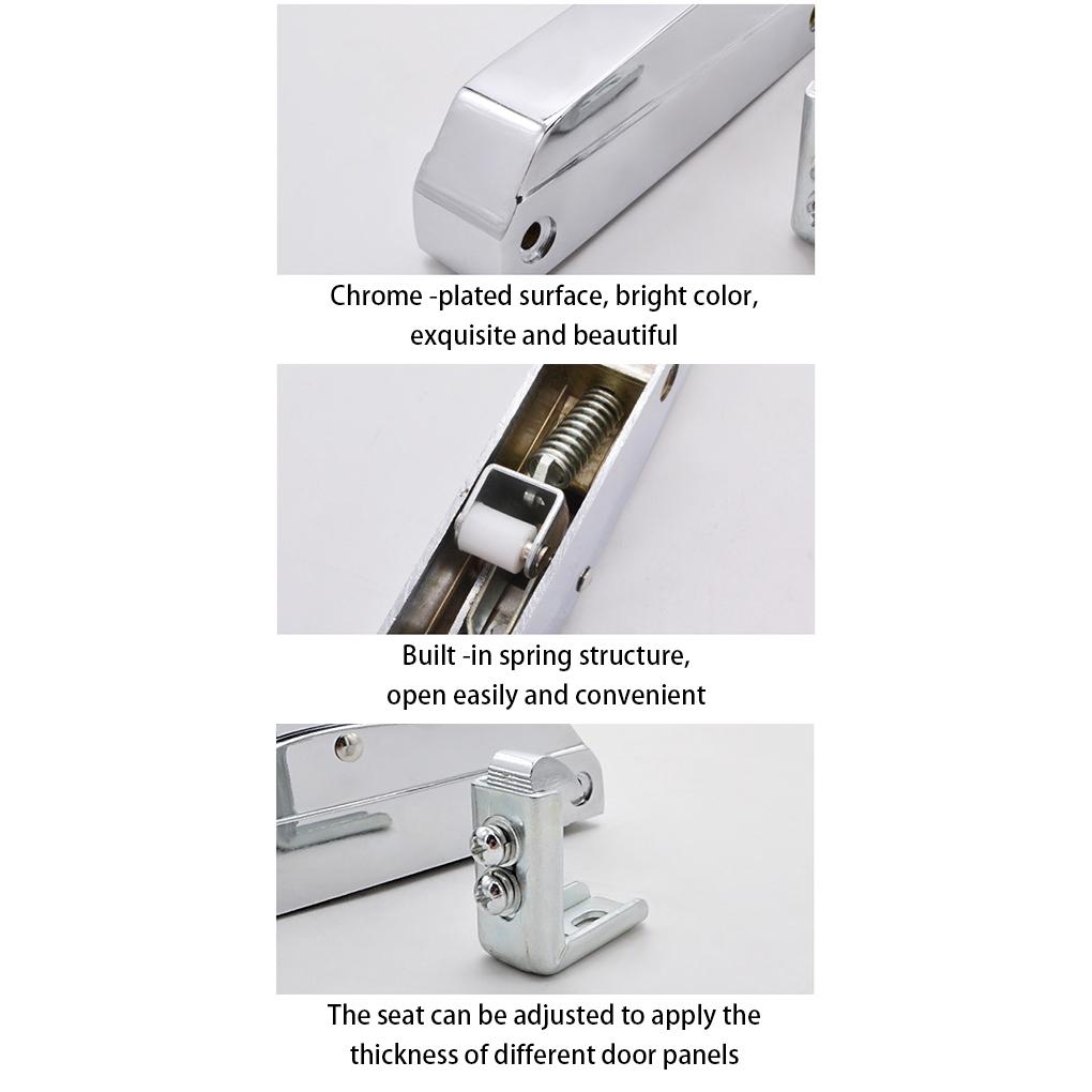 Zinc Alloy Fridge Door Handle Portable Detachable Replacement Kitchen Restaurant Refrigerator Oven Cabinet Pull Hardware