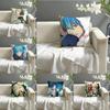 Bl Manga D-Dramatical Murder Pillow Case Cotton Linen Fabric Square Zipper Pillowcase Home Decorative Living Room