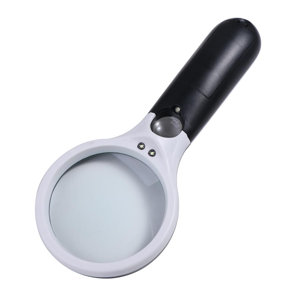 LED Light Magnifying Glass Lens Handheld  Magnifier Portable   Reading