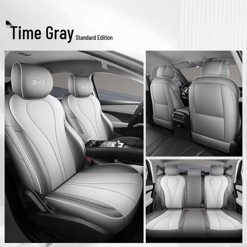 BYD Sea Lion Leather Seat Cushion - Fits 25 Car Models, All-Season, Breathable, Full Coverage.
