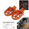 Motorcycles Footpegs Universal CNC Footpeg Footrest Foot Pegs Rests For CRF XR 50 70 110 M2R SDG DHZ SSR KAYO Dirt Pit Bike