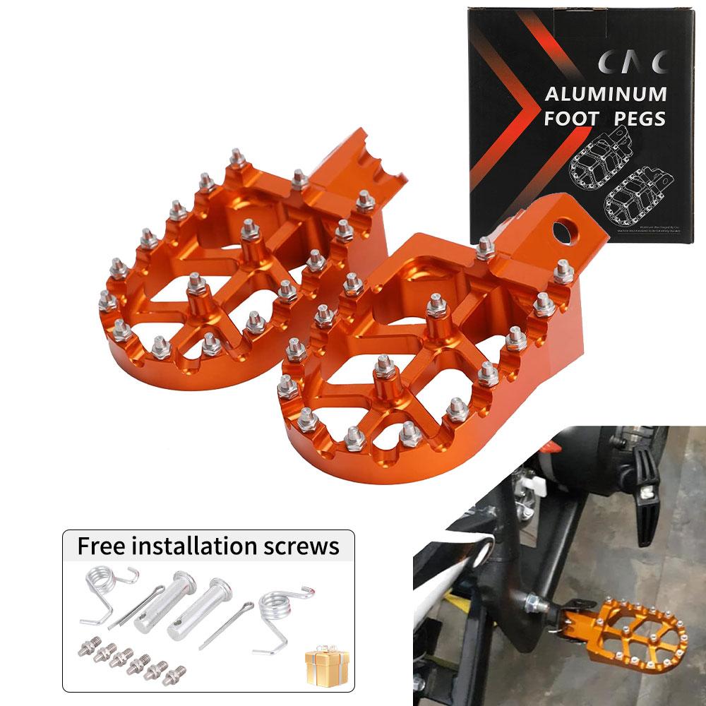 Motorcycles Footpegs Universal CNC Footpeg Footrest Foot Pegs Rests For CRF XR 50 70 110 M2R SDG DHZ SSR KAYO Dirt Pit Bike