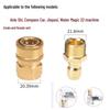 High-Pressure Water Gun Quick Connector for Car Washer, Pipe Cleaning Machine, Copper Accessories