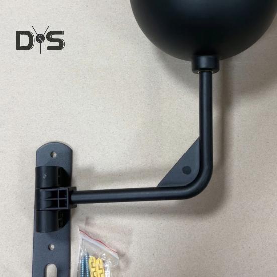 Motorcycle Helmet Rack Helmet Display Hanger Stand Strong Load-Bearing Wall Mount 180-Degree Rotation Metal Bike Helmet Holder