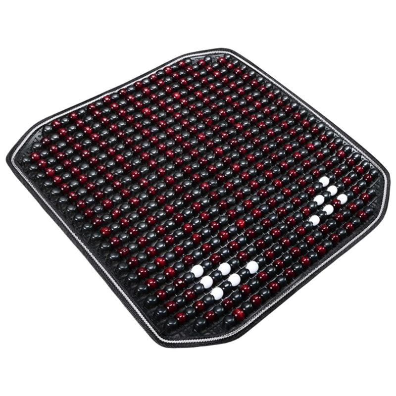 Ventilated Wooden Bead Chair Mat Color Option Durability Handmade Seat Pad Chair Cushion For Furniture Vehicle