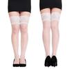 Clearstone My Luxury Cosplay Halloween Knee High Socks See Through White Women's