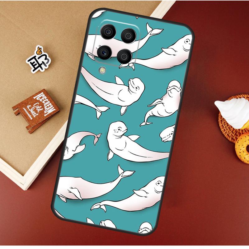 

Blue Ocean Whales Pattern Case For Samsung Galaxy M21 M20 M23 M31 M11 M54 M14 M34 M13 M52 M32 M12 M16 M36 M56 M15 M55 Samsung M51
