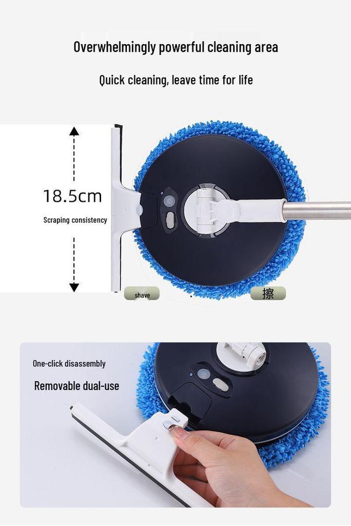 Automatic Electric Window Cleaning Robot with Telescopic Rod