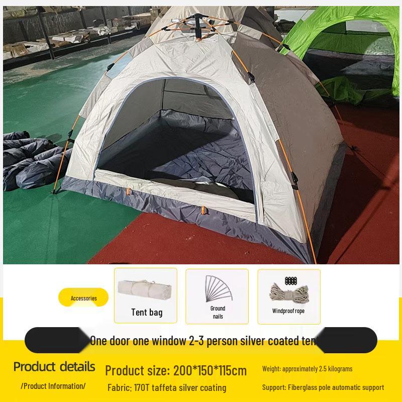 Automatisches Quick-Open Outdoor Camping- und Strand-Sonnenschirmzelt