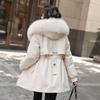 Padded Clothes Women's Short Padded Jackets New Winter Clothes Big Fur Collar Padded Clothes Loose Velvet Pie To Overcome the Thickness of the Coat
