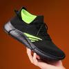2025 New Breathable Foreign Trade Men's Shoes Casual Sports Men's Shoes Size 46 Fly-woven Socks Shoes Running Foreign Trade Shoes