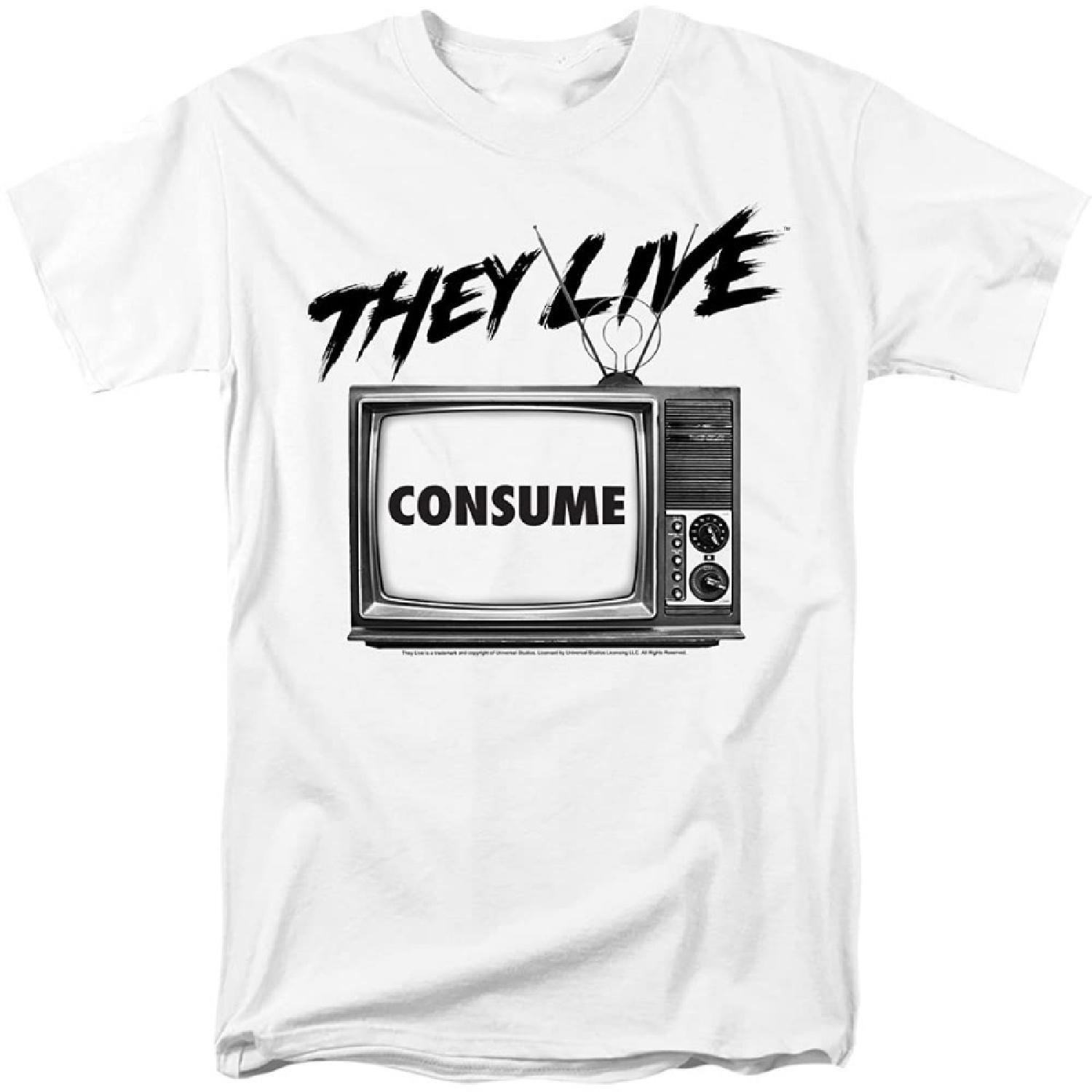 They Live - Consume T-Shirt Size L XXXXXL белый