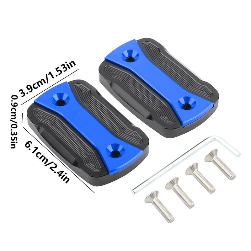 Motorcycle Brake Oil Bottle Cover Replacement Aluminum Alloy Tank Protector Tank Protector Motorcycle Brake Fluid Pump Oil Guard