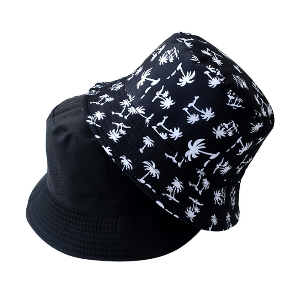 Double Sided Panda Bucket Hat for Men Women Outdoor Sun Protection Fisherman Cap Trendy