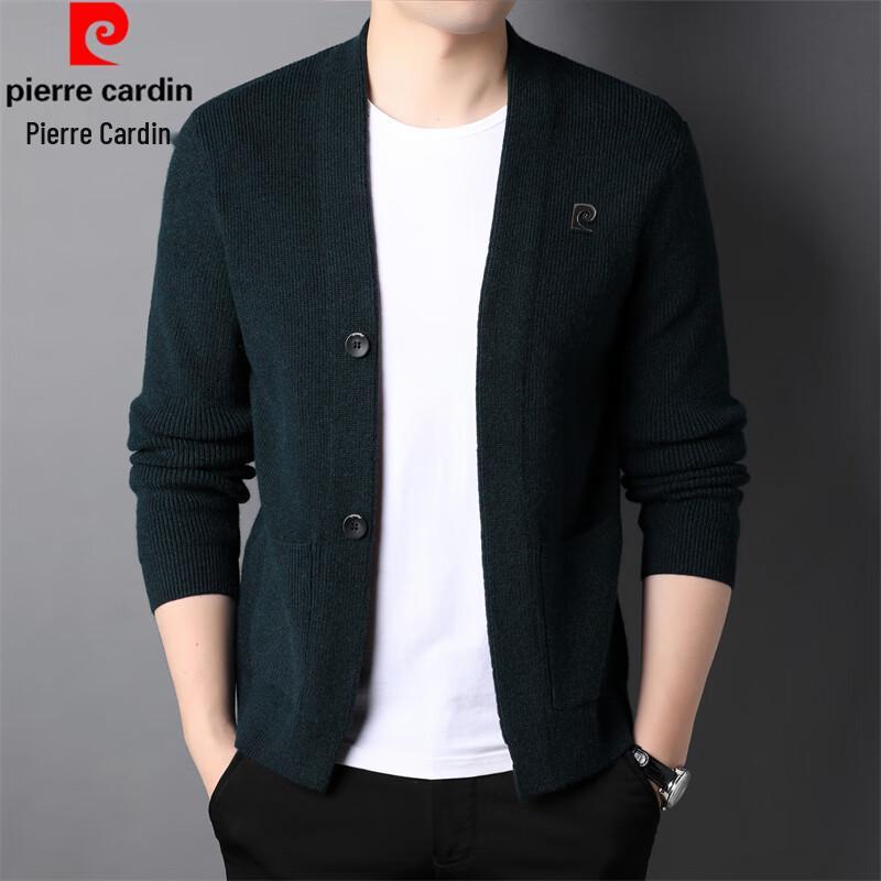 Pierre Cardin Men s V-Neck Knitted Cardigan with Pockets 2XL (180cm)