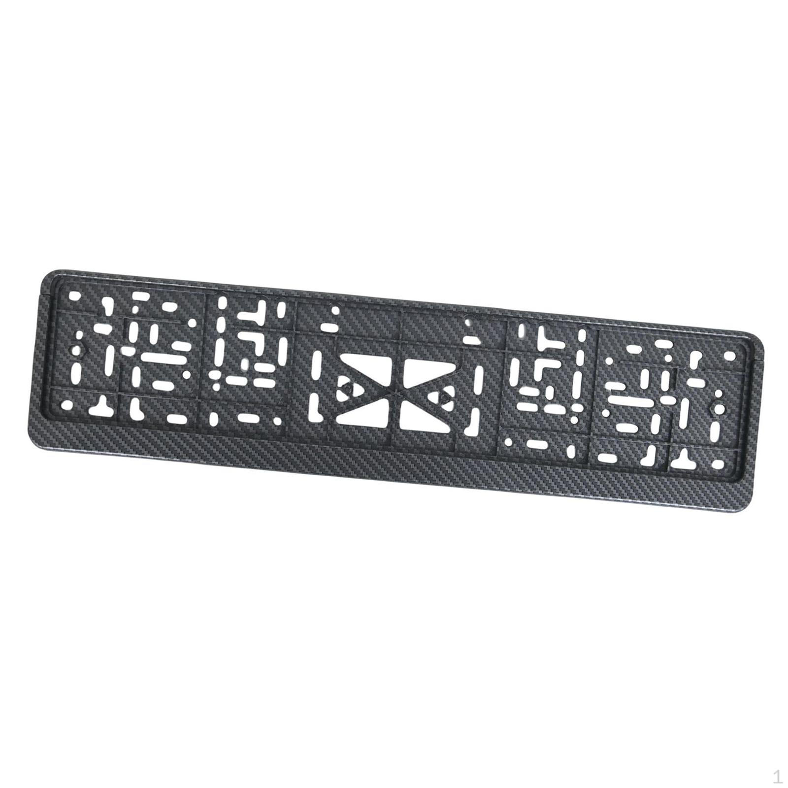 

Car Plate Bracket for EU License Frame Installation Carbon Pattern