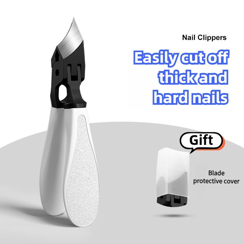 Xiaomi Large Opening Extended Diagonal Blade Anti-Splash Thick & Curved Toenail Clippers Ergonomic Grip for Precise Cutting, Durable