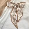 1/4pcs Hair Accessories Skinny Silk Scarf Foulard Ribbon Scarves Bag Wrist Bandana  Women Spring