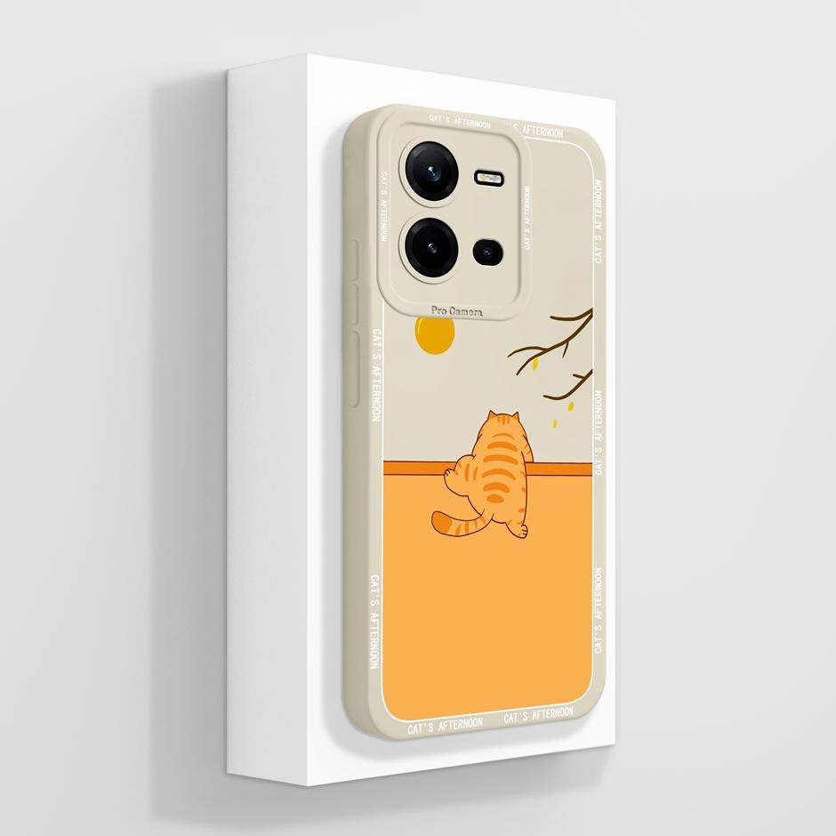 For Vivo V25 V25E 4G 5G Case Cute Advanced Sense Flowers Silicone Soft Shell For VivoV25 5G VivoV25E 4G Prevalent Fundas Bumper