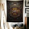 Manchester Crest Smoke Tapestry Wallmounted Fashion Print Home Decor Wall Covering Decoration Atmospheric Background Cloth