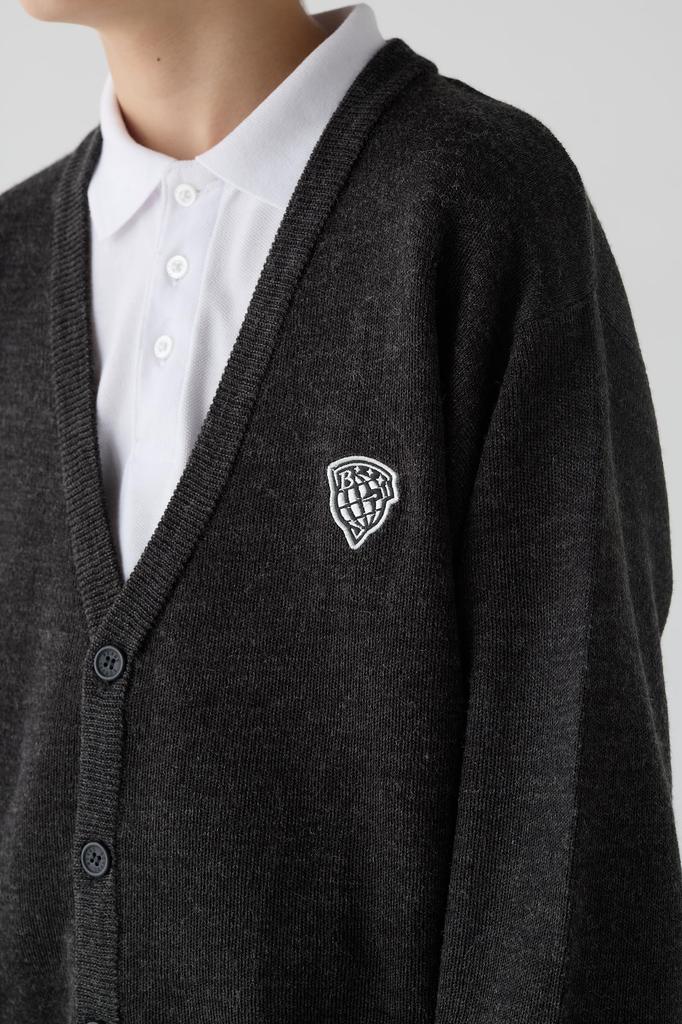 Beams School Skole Strikkejakke for Barn V-Hals (140902)