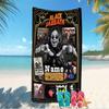 Customizable Personalized Beach Towels Rock Ozzy Osbourne Themed designs.Suitable for the Beach, Yoga, Sports;ideal As Beach Accessories