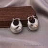 European American Style Luxury Stud Earrings: Elegant Cross-border Niche Hoops, Versatile Celebrity-inspired Accessories
