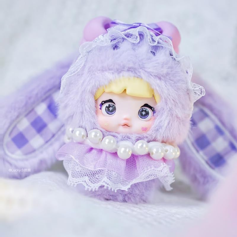 Offiziell lizenzierte Yumi Town Nommi Honey Rabbit Blindbox-Puppe, Figur, Plüschanhänger, ist ein tolles Geschenk oder Sammlerfigur.