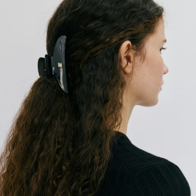 DEPOUND cellulose hair claw (M) - black