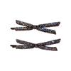 Black Rhinestone Cross Style Hair Clip for Women - Elegant Flyaway, Bangs & Side Double Clip Hairpin
