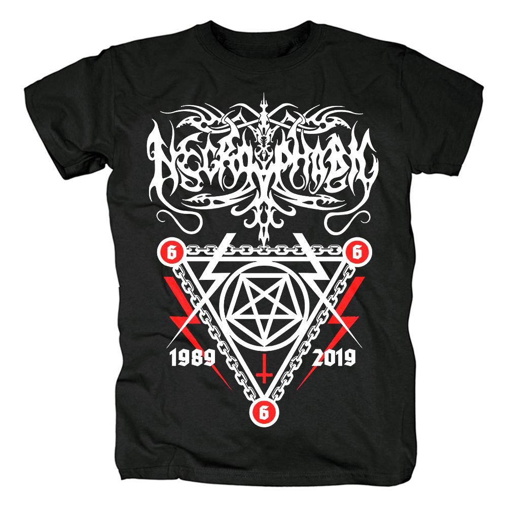Dark Heavy Metal Necrophobic T Shirt Unisex Mode Sommer Tops Harajuku Streetwear Hip Hop O Hals Baumwolle T-Shirts Unisex T-shirt