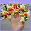 Finger Plush Puppet Set With Soft Short Plush For Toddler Early Education Doll