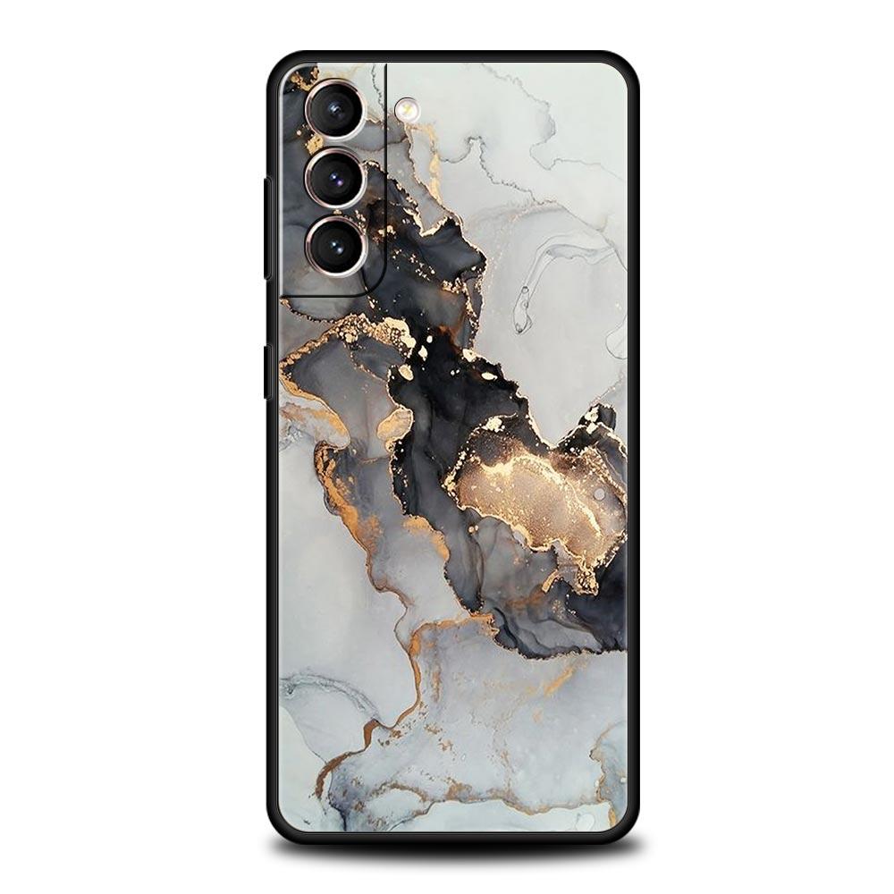 

Чехол для телефона с мраморными чернилами и помывкой для Samsung Galaxy S23 Ultra S22 S21 S20 FE 5G S10 S10E S9 S8 Plus Note 20, силиконовый чехол-бампер Samsung S21