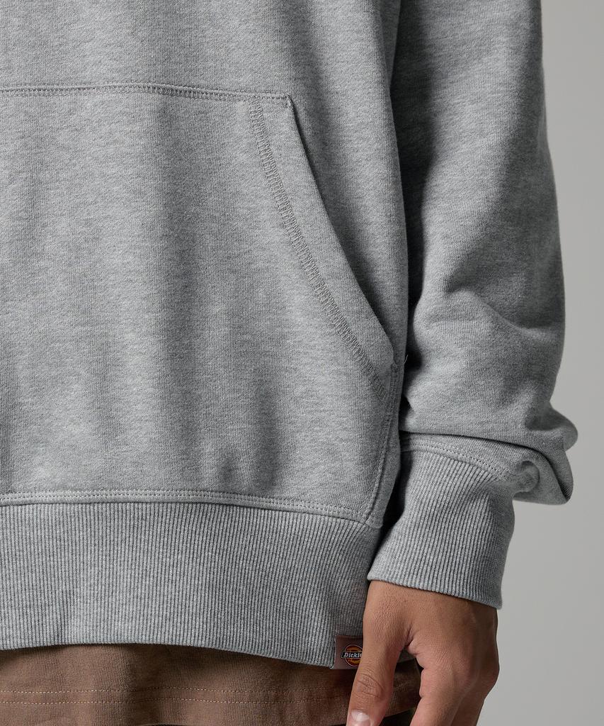 Wappen Small Logo Hoodie Heather Grey