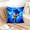 Cool SSonics HHedgehog Pillow Case Square DoubleSided Sofa Cushion Cover Bedroom Bedside Pillow